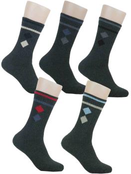 5 Paar Sport Freizeit und Berufs Socken , Anthrazit